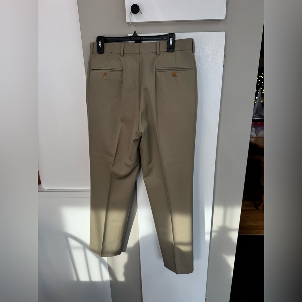 Brooks Brothers Madison Tan Mens Dress Pants Size 32/30 - Picture 4 of 6